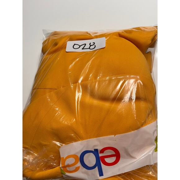 Zara Basic Yellow Oversized Open Front Career Wear Pearl Details Blazer Size S - Picture 9 of 9